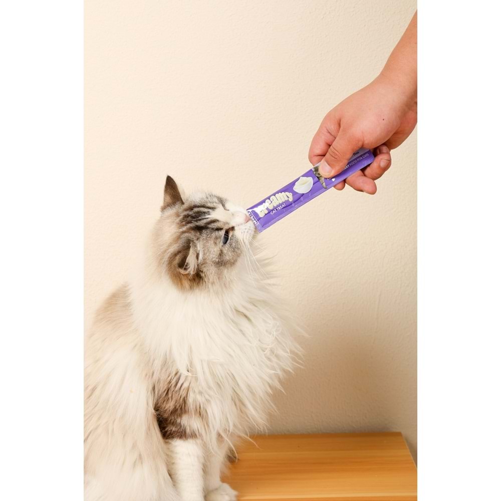 19038599 M-PETS CREAMY TON BALIKLI KEDİ ÖDÜLÜ 4X15GR