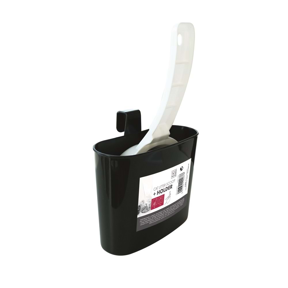 20100901 M-PETS CAT LITTER SCOOP+HOLDER KEDİ KUMU KÜREĞİ