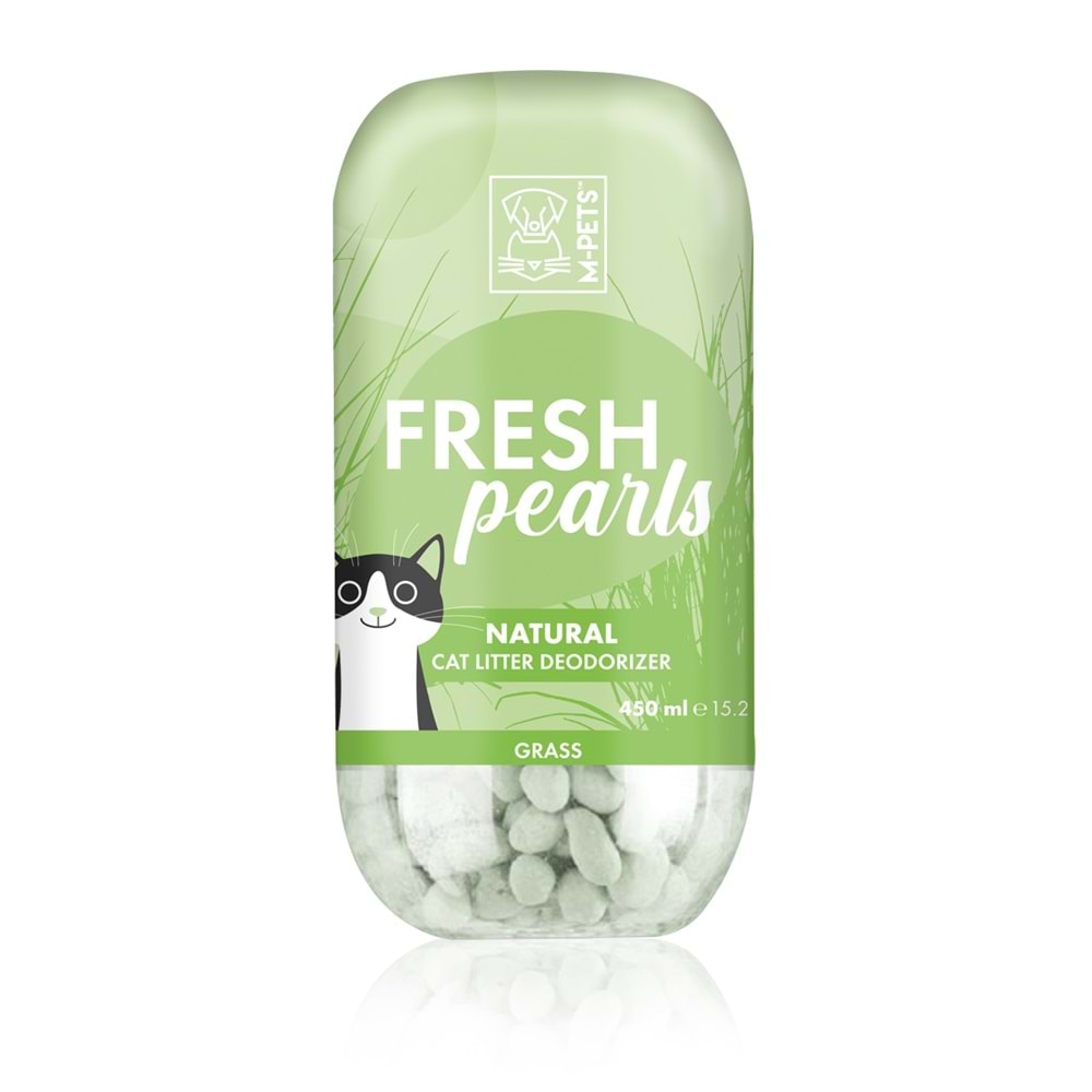 20116813 M-PETS FRESH PEARLS KEDİ KUMU DEODORANT ÇİM KOKULU 450ML