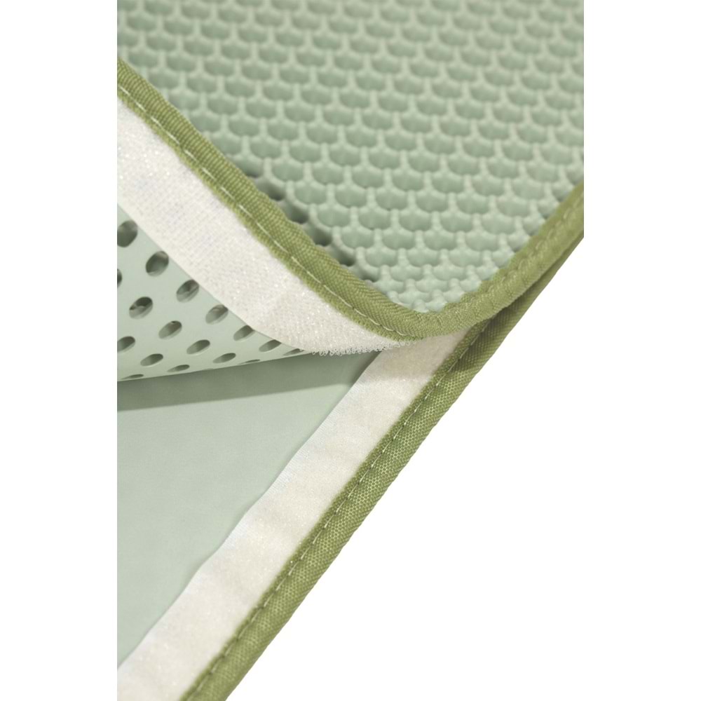 20118008 M-PETS DUPLEX ELEKLİ KEDİ KUMU PASPASI YEŞİL 45X65CM