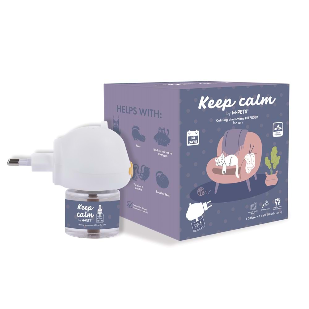 20122999 M-PETS KEEP CALM KEDİ SAKİNLEŞTİRİCİ DİFFUSER SET 48ML