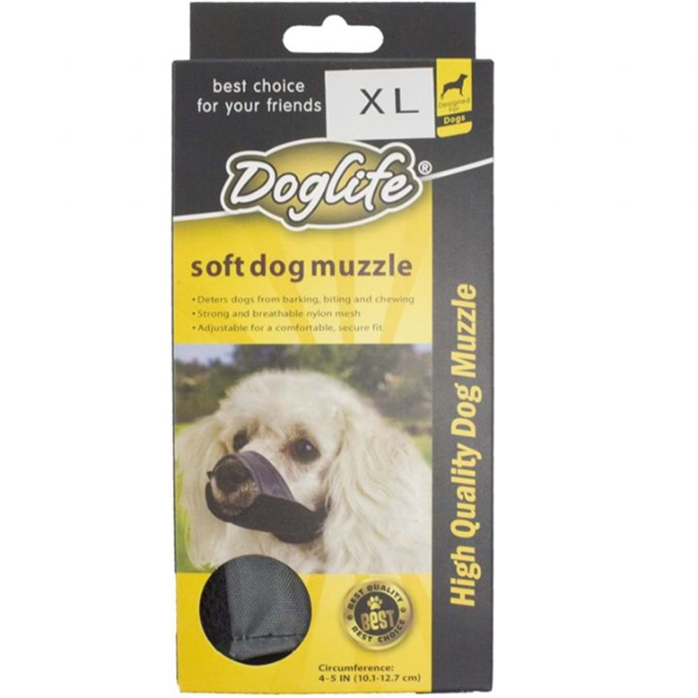 201448-DOGLİFE KÖPEKLER İÇİN SOFT BEZ AĞIZLIK (XL)