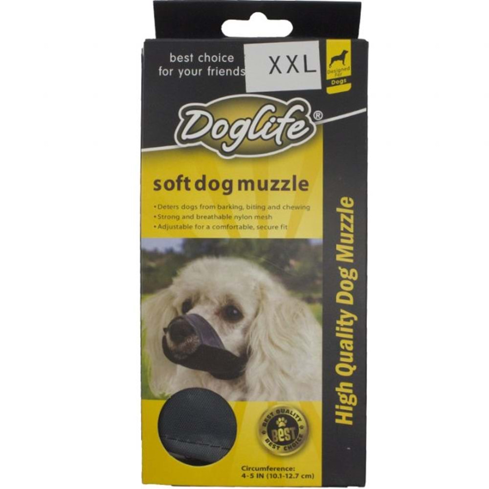 201449-DOGLİFE KÖPEKLER İÇİN SOFT BEZ AĞIZLIK (XXL)