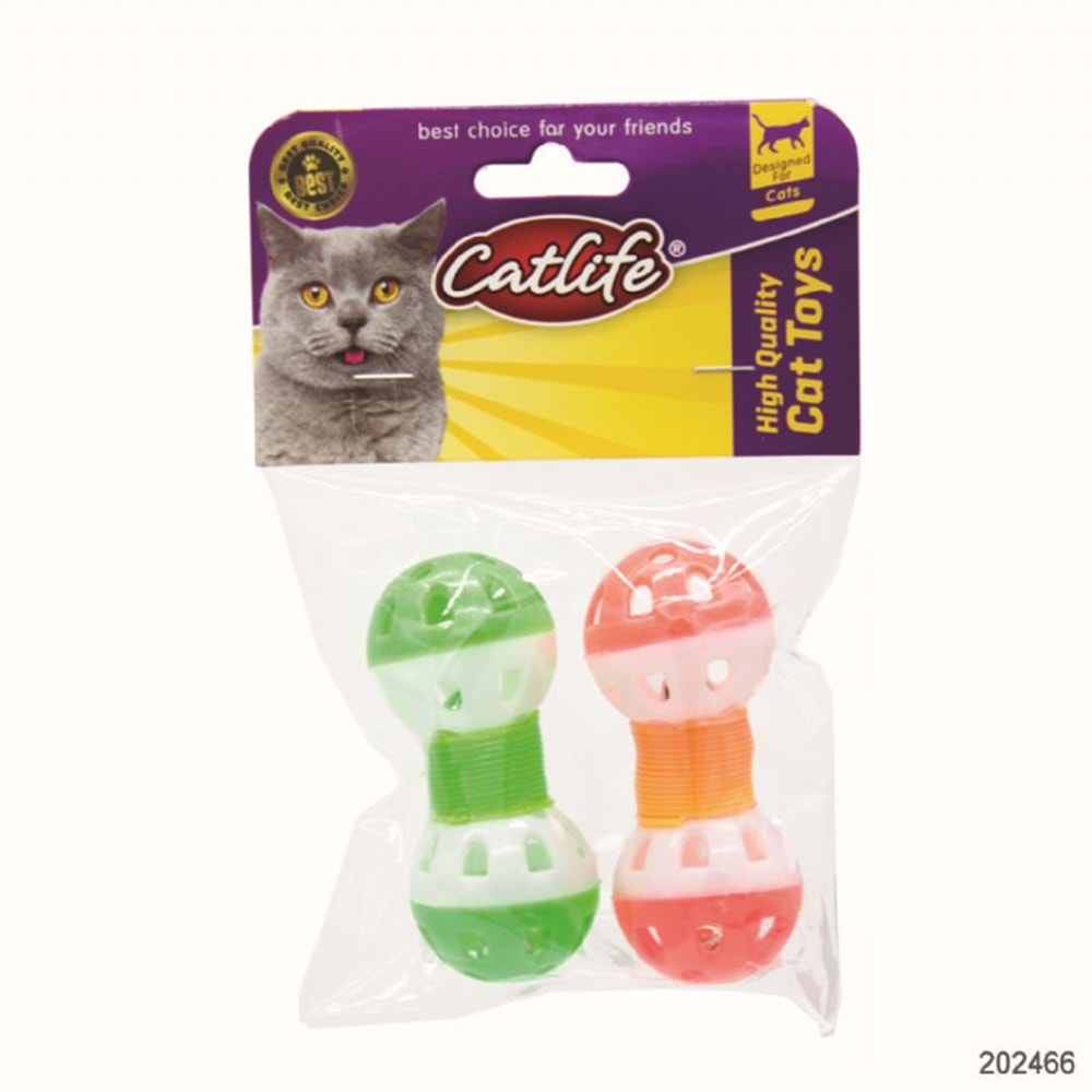 202466-CATLİFE ZİLLİ KEDİ OYUNCAĞI 2Lİ PAKET