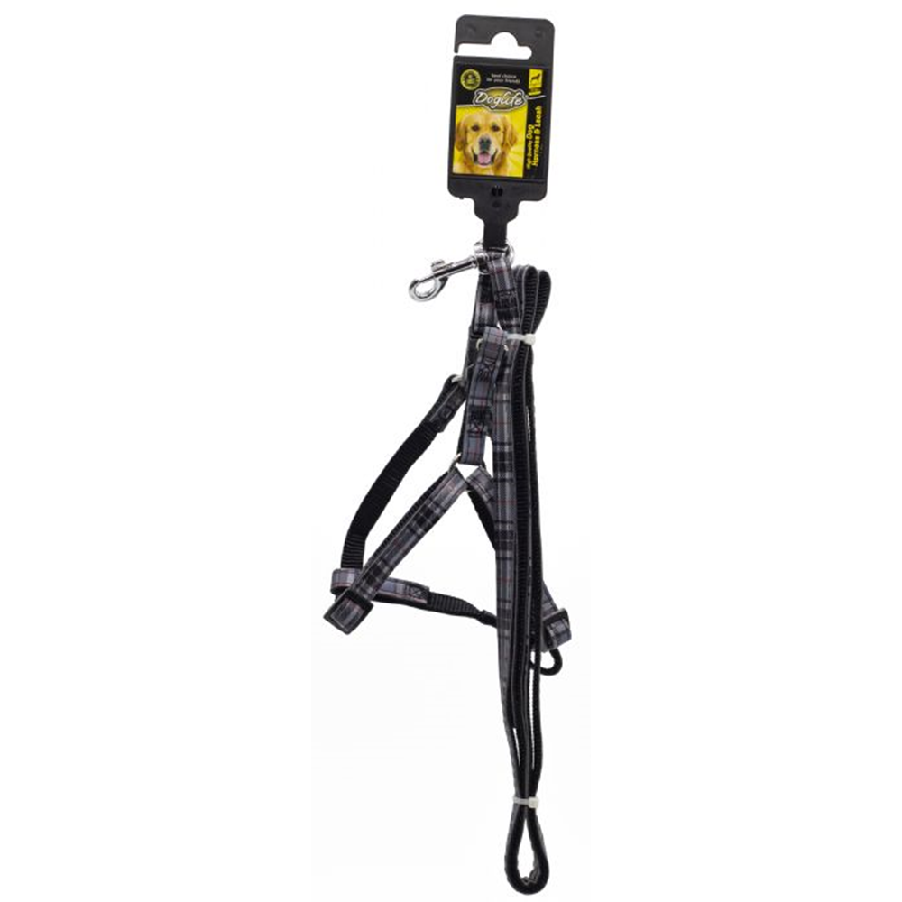 202480-DOGLİFE KÖPEKLER İÇİN DESENLİ GÖĞÜS TASMASI:+GEZDİRME 1,0CM