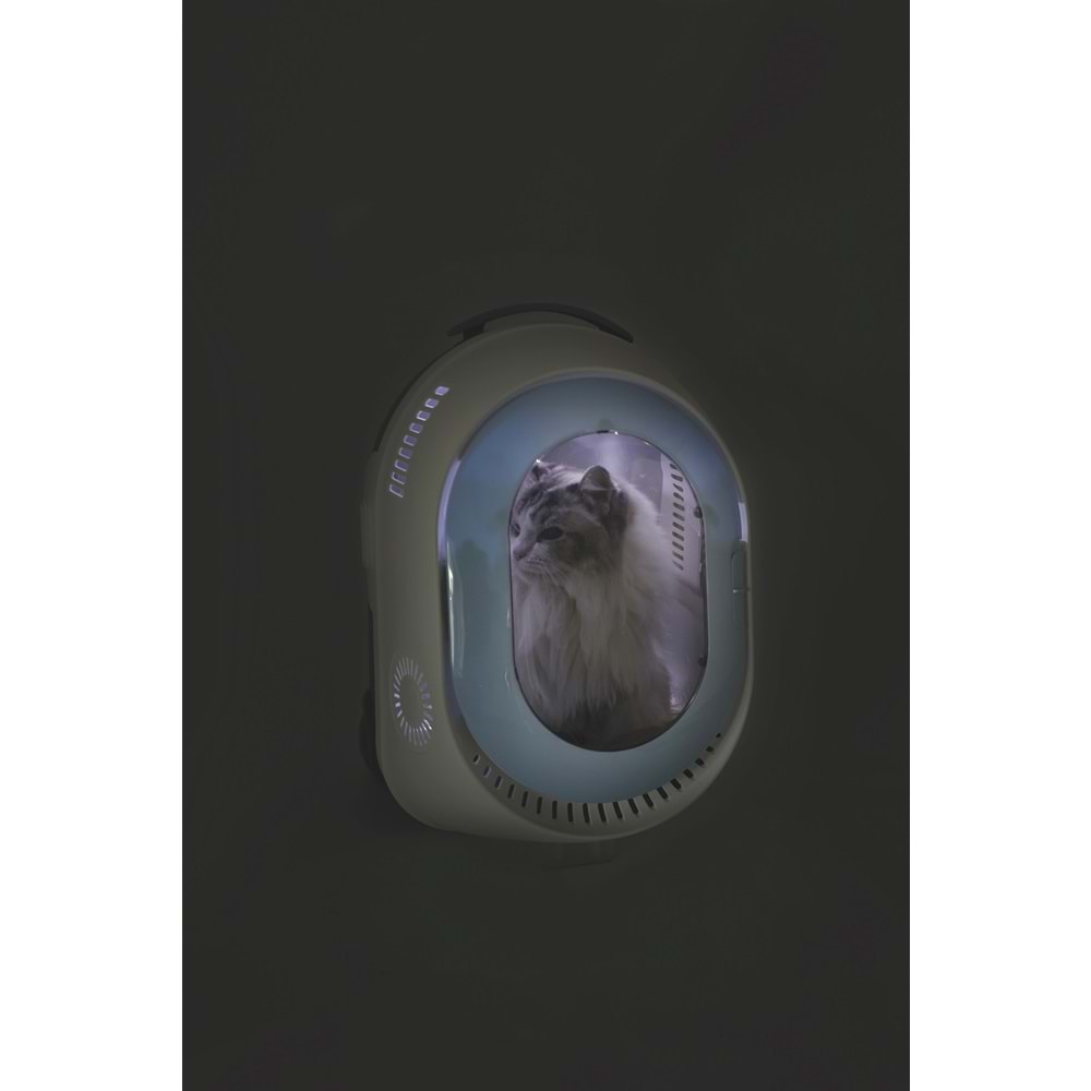 20402099 M-PETS TROLLEY TAŞIMA ÇANTASI WHİTE BLUE 35X31X47CM