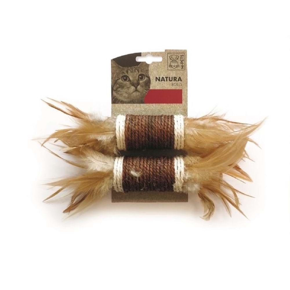 20601299 M-PETS NATURA ROLLS KEDİ OYUNCAĞI MİX COLOR