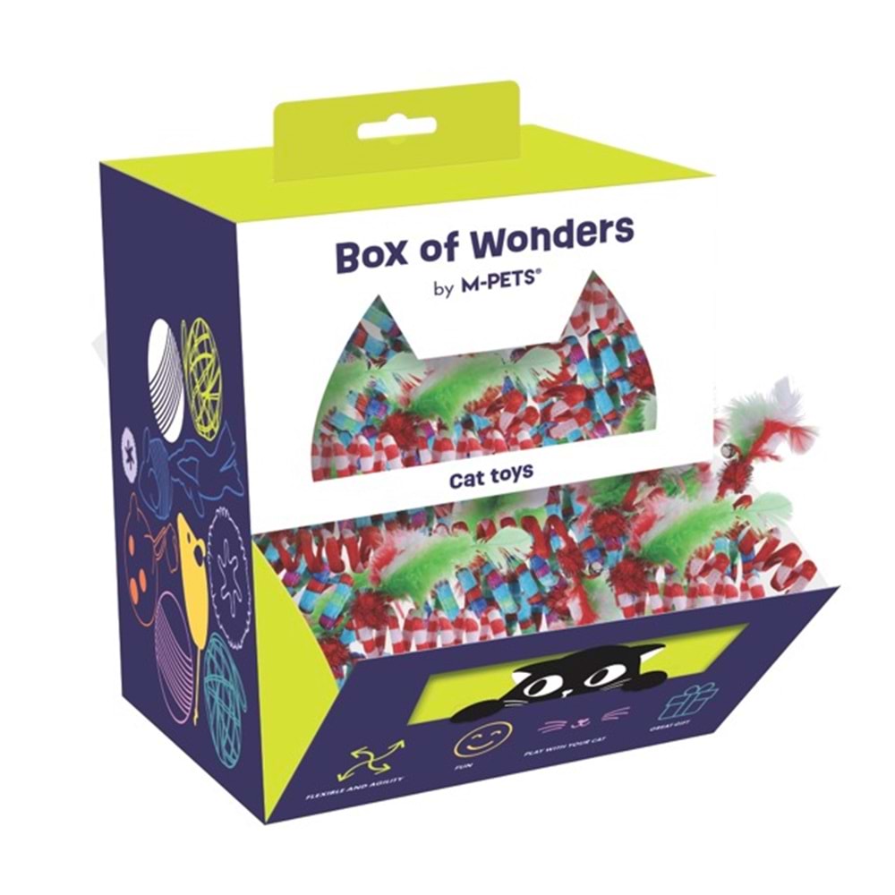 20603299 M-PETS WONDERS LOOP KEDİ OYUNCAĞI 80Lİ DISPLAY