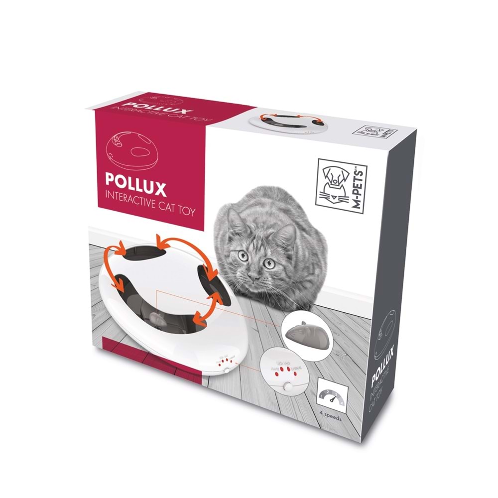 20630999 M-PETS POLLUX İNTERAKTİF KEDİ OYUNCAĞI WHİTE