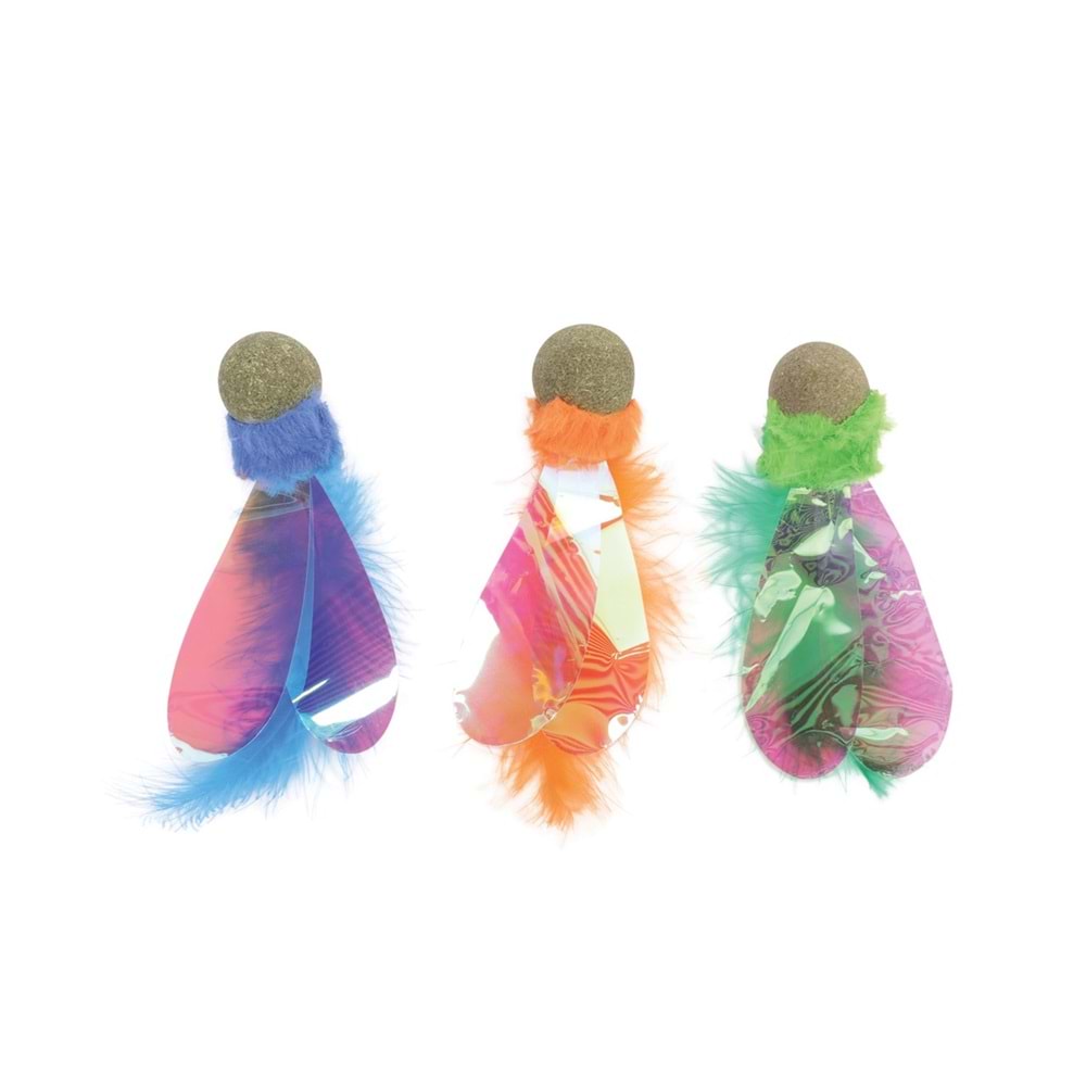 20640499 M-PETS CHARMY FIREFLY CATNİPLİ KEDİ OYUNCAĞI GREEN