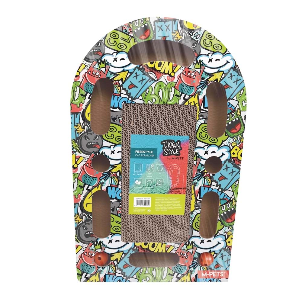 20641799 M-PETS URBAN STYLE FREESTYLE KARTON TIRMALAMA MİX COLOR
