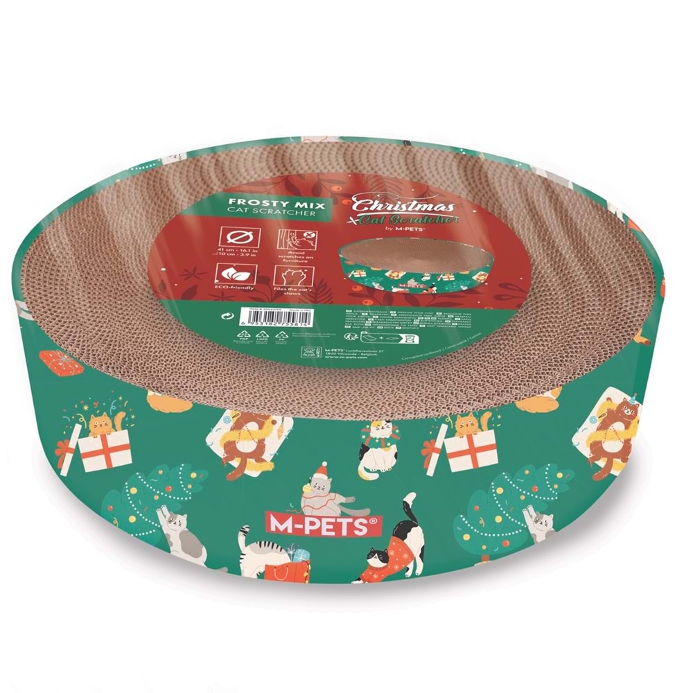 20644199 M-PETS CHRİSTMAS KEDİ TIRMALAMA FROSTY MİX