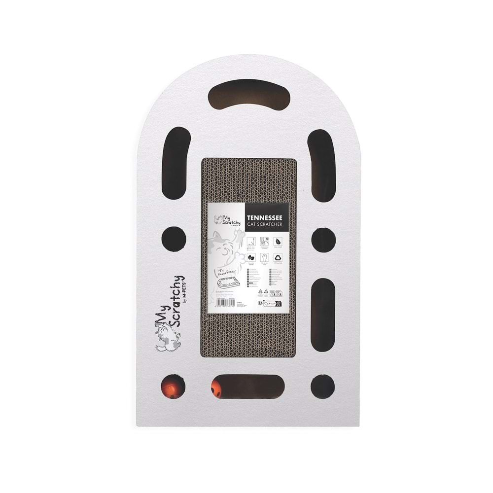 20644899 M-PETS MY SCRATCHY TENNEESSEE KARTON TIRMALAMA WHİTE