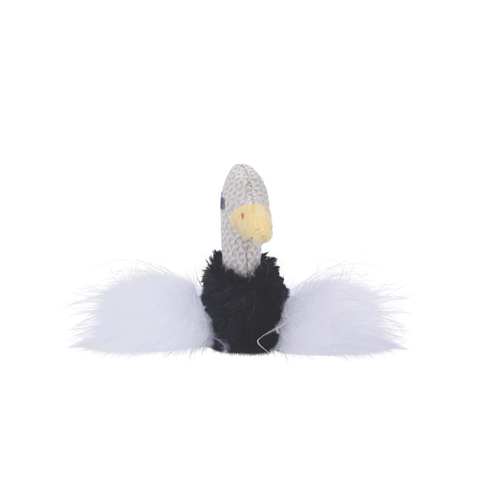 20647299 M-PETS PLUME OSTRİCH CATNİPLİ KEDİ OYUNCAĞI WHİTE