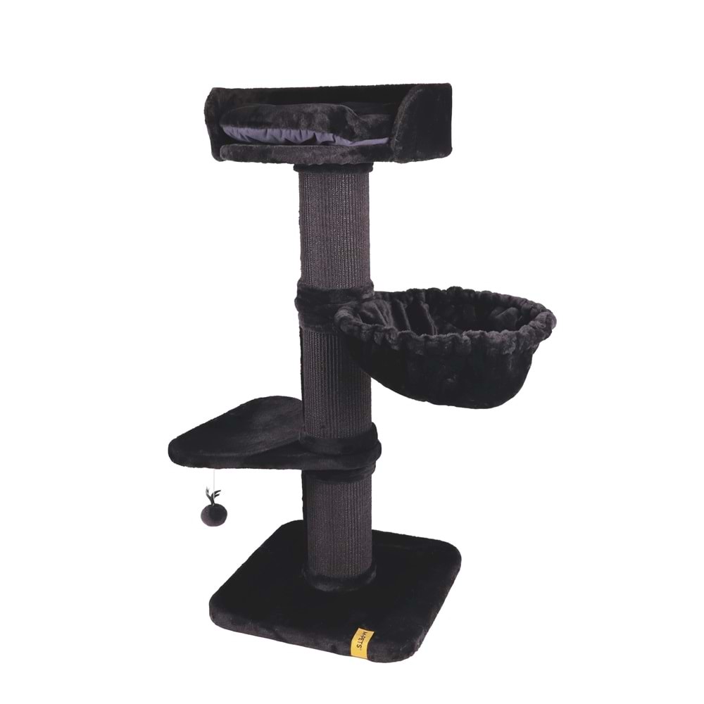 20648908 M-PETS PANTHER PREMİUM NIDO KEDİ TIRMALAMA BLACK
