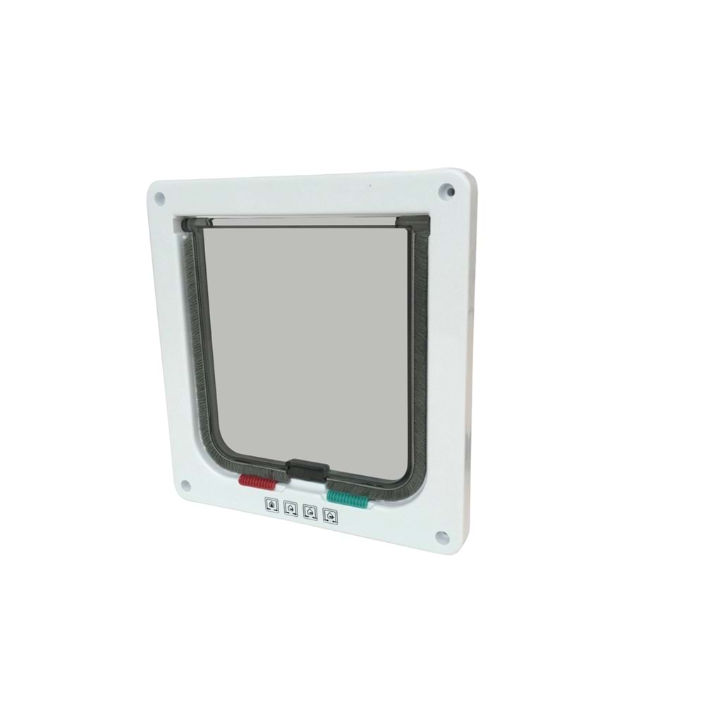 20800001 M-PETS DORAS KEDİ KAPISI 4 YOLLU WHİTE 197MMX190MM