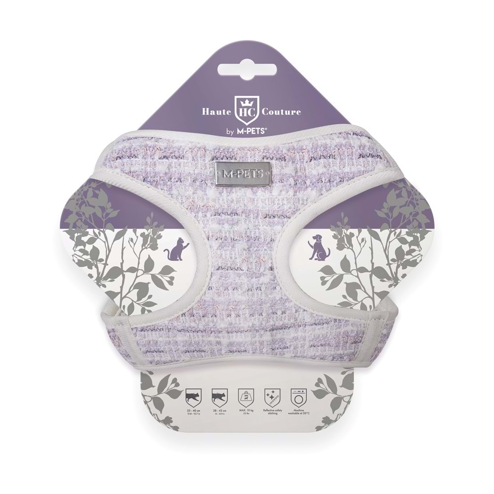 20804099 M-PETS HAUTE COUTURE KEDİ GÖĞÜS TASMASI PURPLE