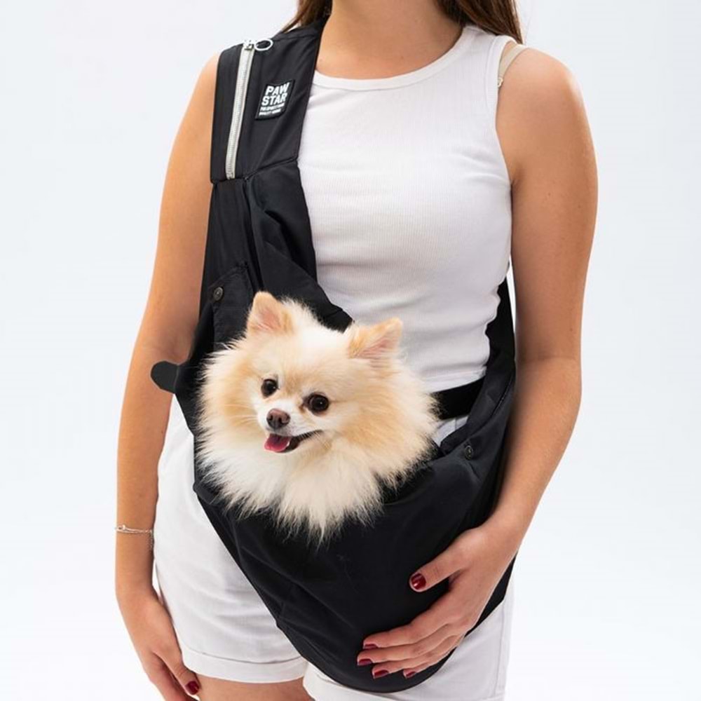 23022-PAWSTAR SIYAH CROSSBODY BAG
