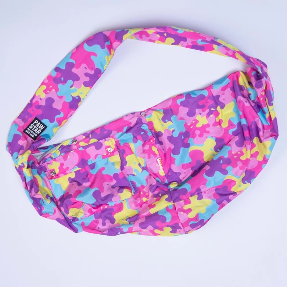 25022-PAWSTAR ROSEA CAMOUFLAGE CROSSBODY ÇANTA