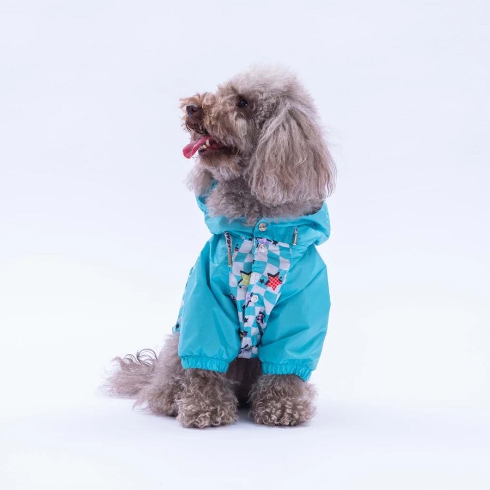 25516-PAWSTAR BARCELONA NIGHTS YAĞMURLUK 5Lİ SET M-L-L-XL-2XL
