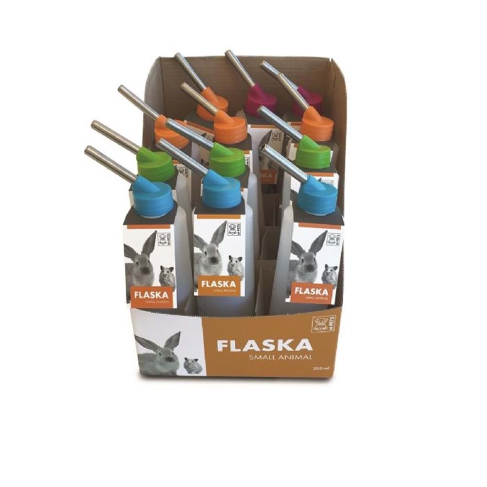 40500799 M-PETS FLASKA KEMİRGENLER İÇİN SULUK 250ML/12Lİ