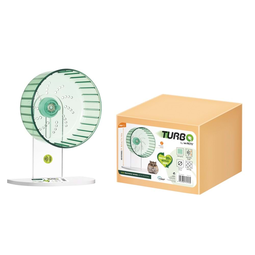 40600699 M-PETS TURBO TRAINING HAMSTER ÇARKI GREEN