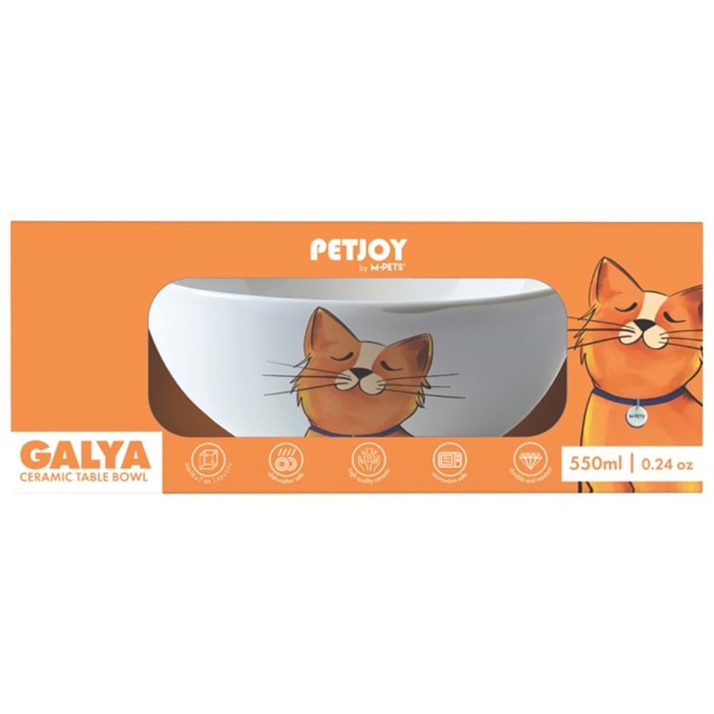 60003599 M-PETS GALYA SERAMİK MAMA KABI 550ML