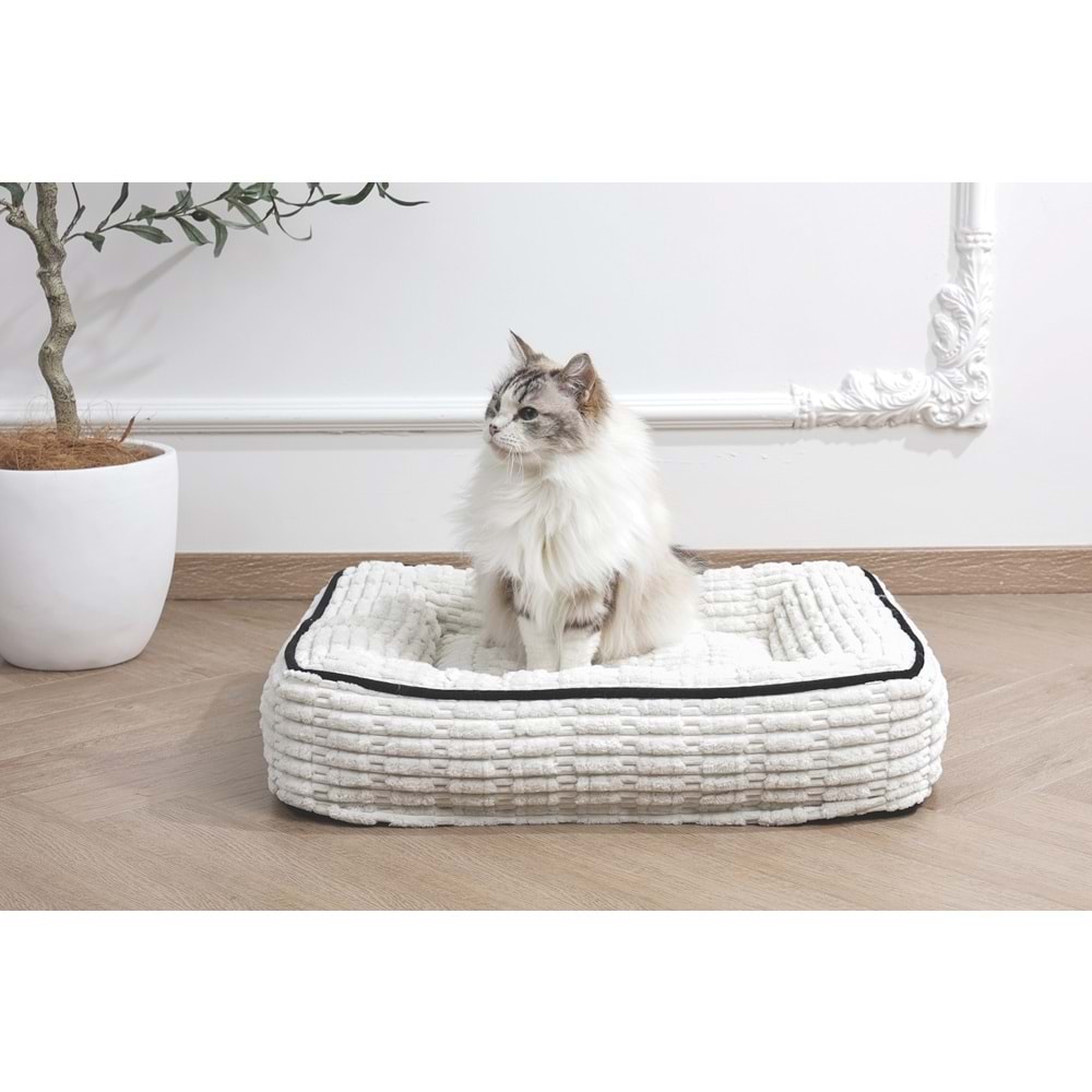 60301999 M-PETS WARM HUG YATAK (M) WHİTE