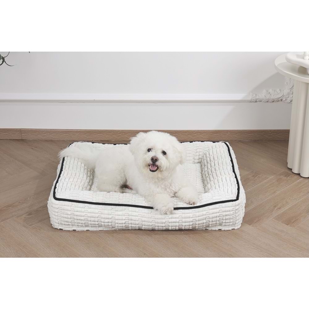 60302099 M-PETS WARM HUG YATAK (L) WHİTE