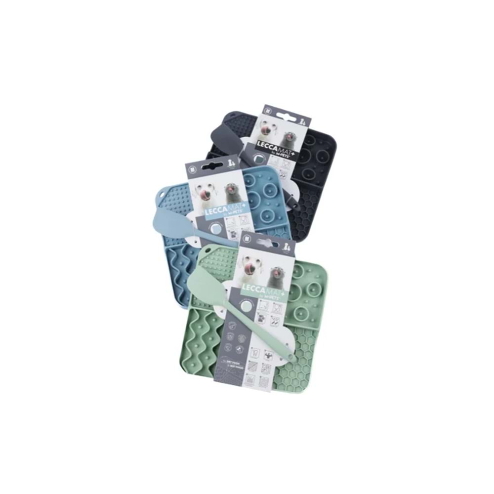 60568099 M-PETS LECCA SIVI ÖDÜL MATI KAŞIKLI SET BLACK (M)