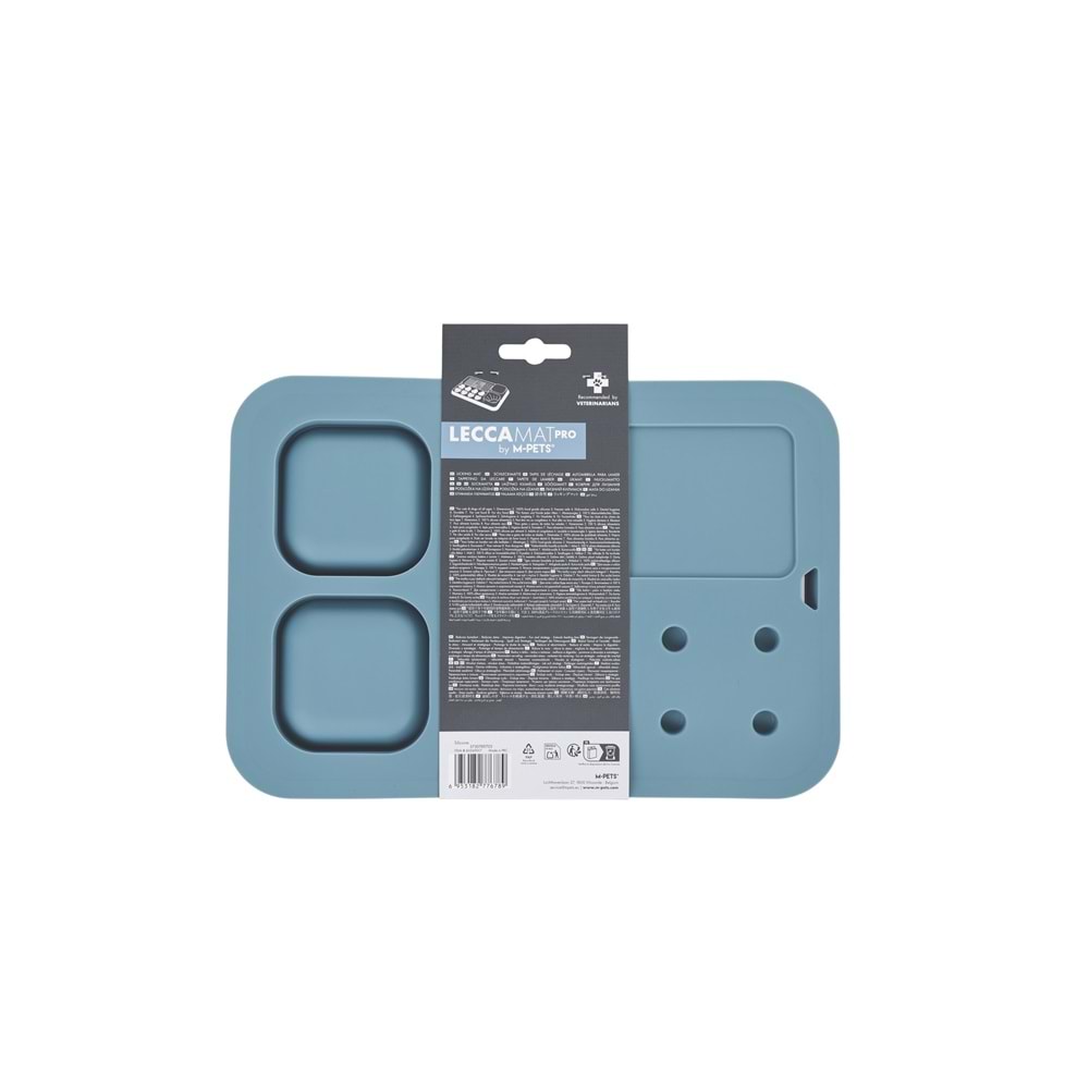 60569017 M-PETS LECCA PRO 6İN1 YAVAŞ BESLENME VE YALAMA MATI BLUE (S)