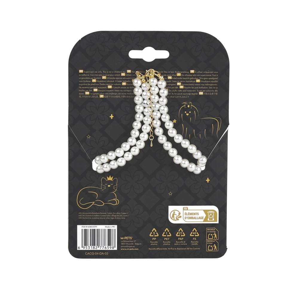 60803099 M-PETS GLAM PRESTİGE AKSESUAR BLACK CAMELLİA (L)
