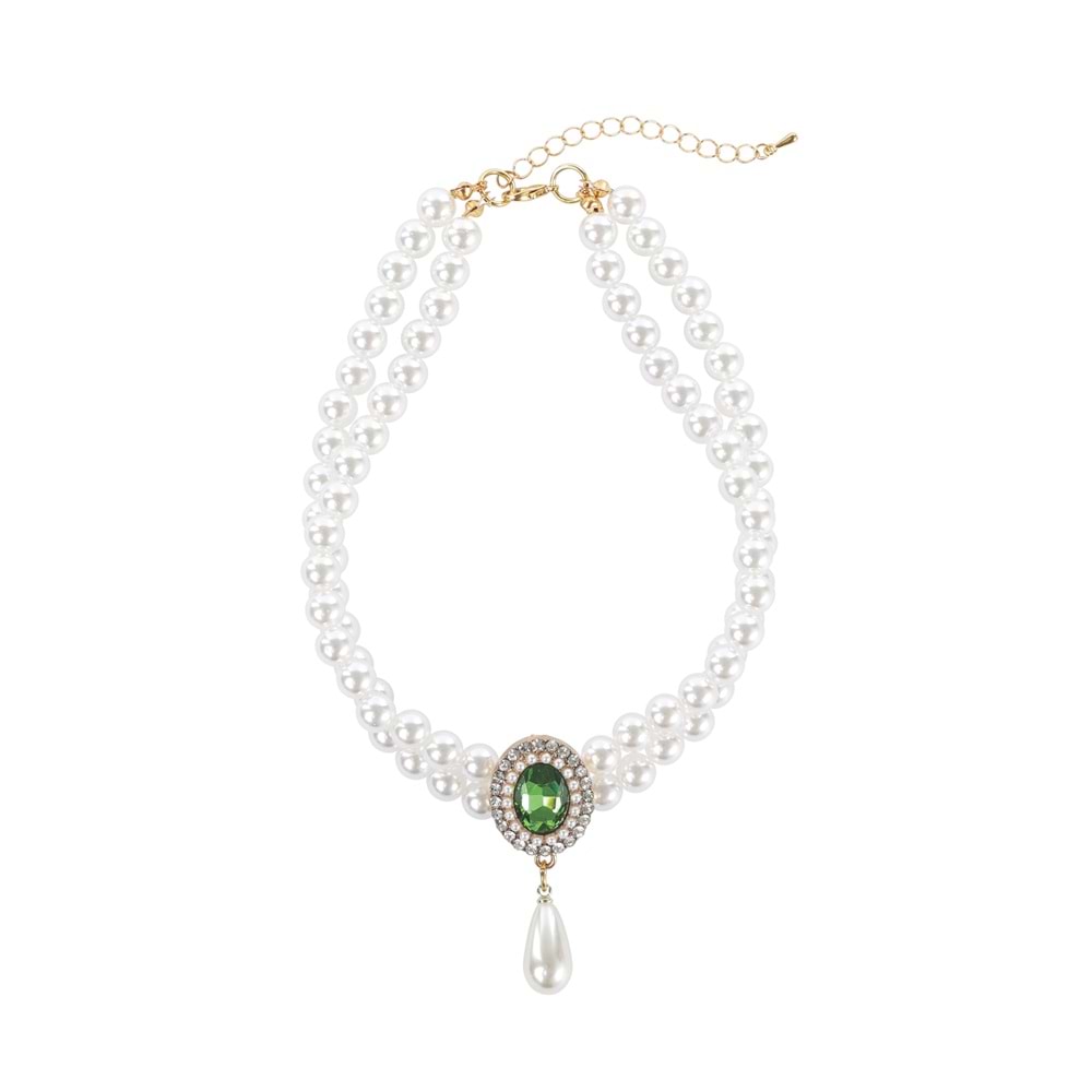 60803999 M-PETS GLAM PRESTİGE AKSESUAR GREEN EMERALD (L)