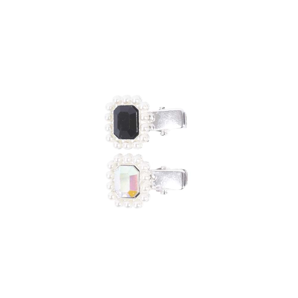 60901599 M-PETS GLAM KÖPEKLER İÇİN AKSESUAR TOKA BLACK/SİLVER