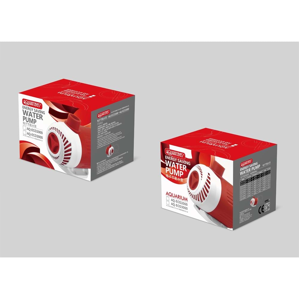 AQ-ECO3000-AQUAWING SUMP MOTORU 20W 3000L/H 2.5M