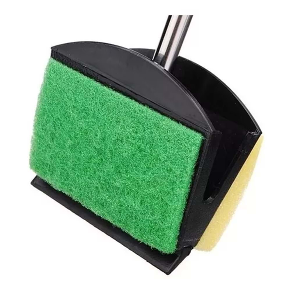 AS-103 BOYU METAL SAPLI KEÇELİ AKVARYUM CAM TEMİZLEME APARATI