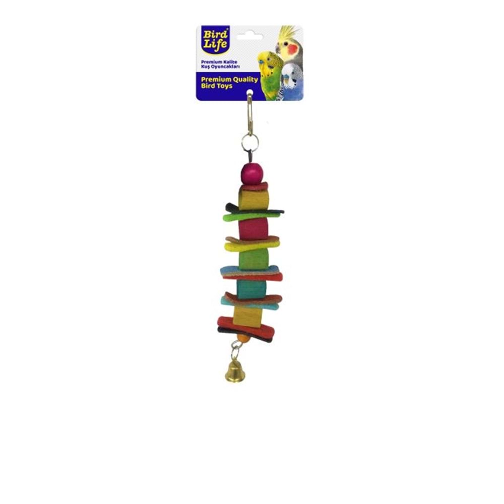 BRD1043 BİRDLİFE KUŞ OYUNCAĞI GÖKKUŞAĞI DERİLİ 6LI PAKET
