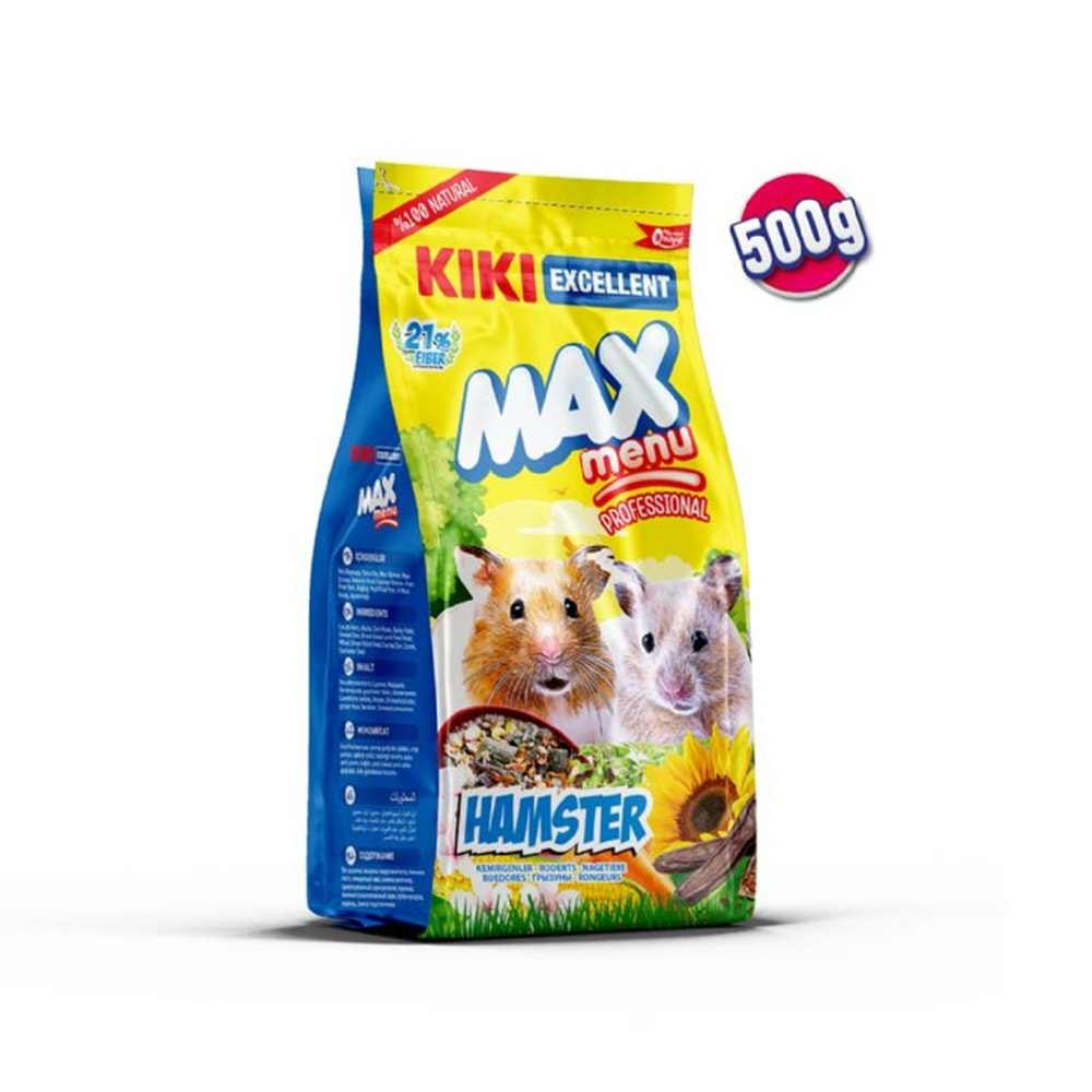 KG305-KIKI EXCELLENT HAMSTER YEMİ 500GR 12Lİ