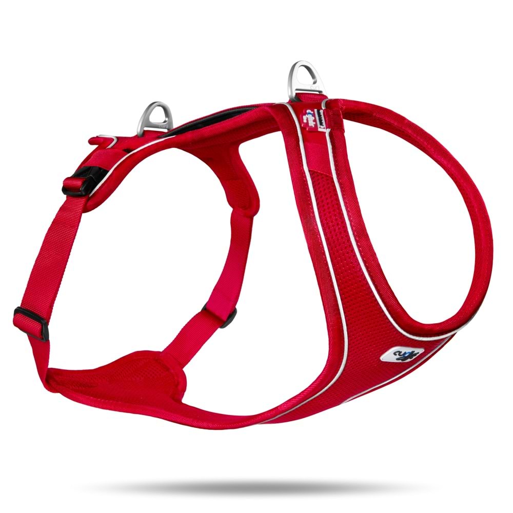 SU2262-CURLI BELKA COMFORT HARNESS RED S