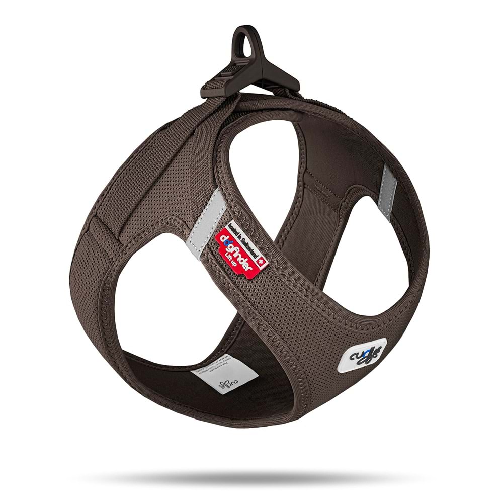 SU2859-CURLI VEST HARNESS CURLI CLASP AIR-MESH BROWN XS
