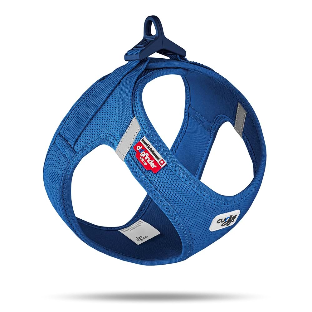 SU2874-CURLI VEST HARNESS CURLI CLASP AIR-MESH BLUE S