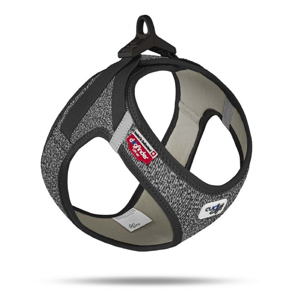 SU3023-CURLI VEST HARNESS MERINO CURLI CLASP BLACK 2XS