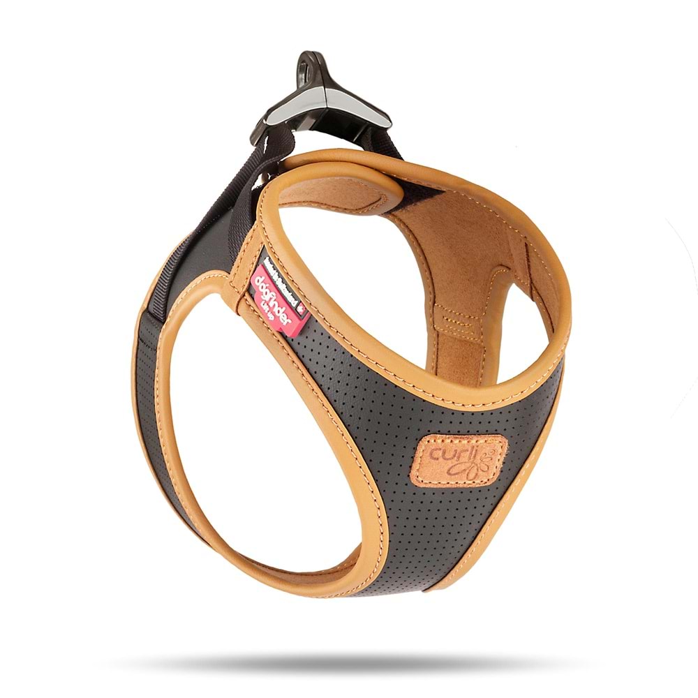 PN3126-CURLI APPLE LEATHER HARNESS BLACK M