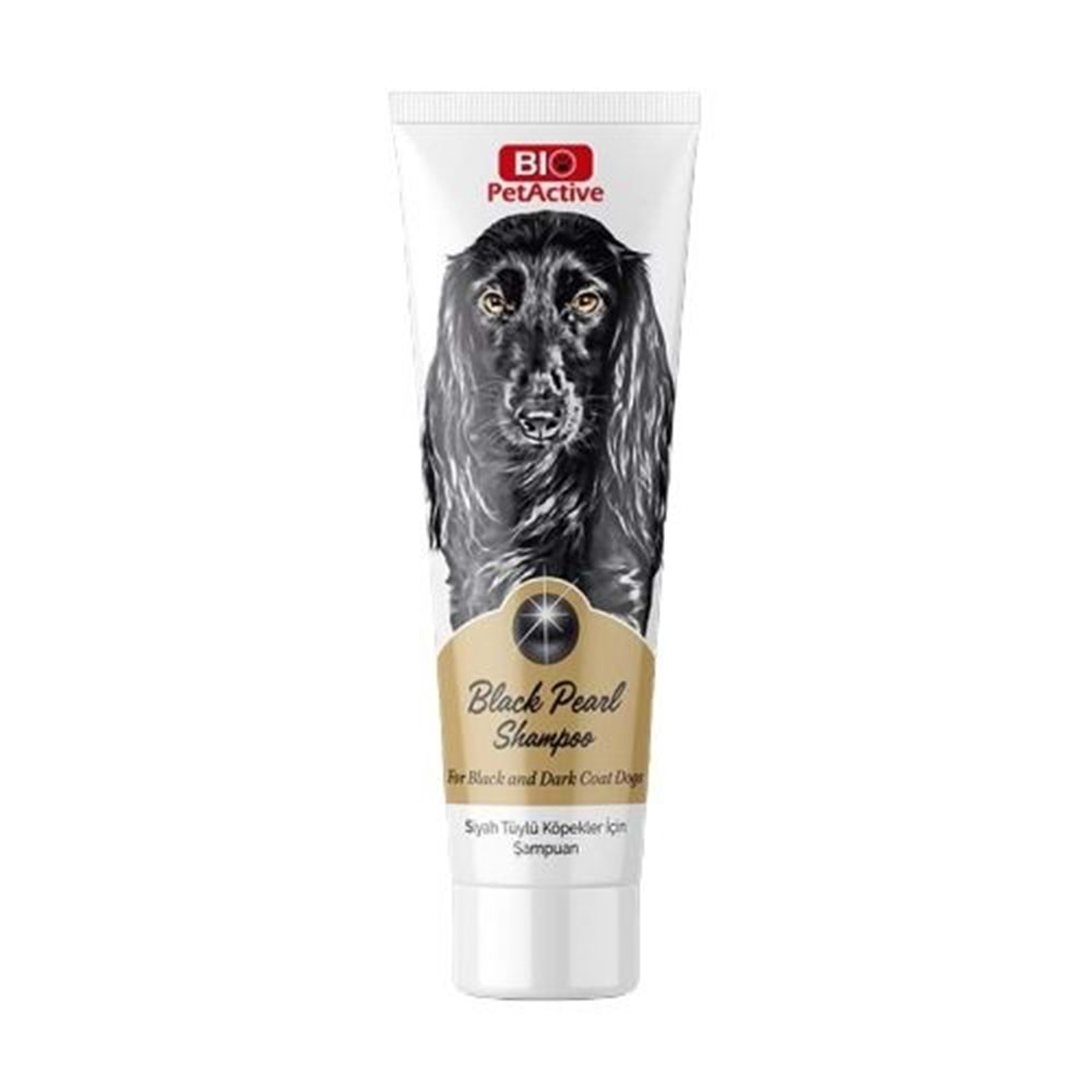 BIO PETACTİVE BLACK PEARL SİYAH TÜYLÜ KÖPEK ŞAMPUANI 250ML