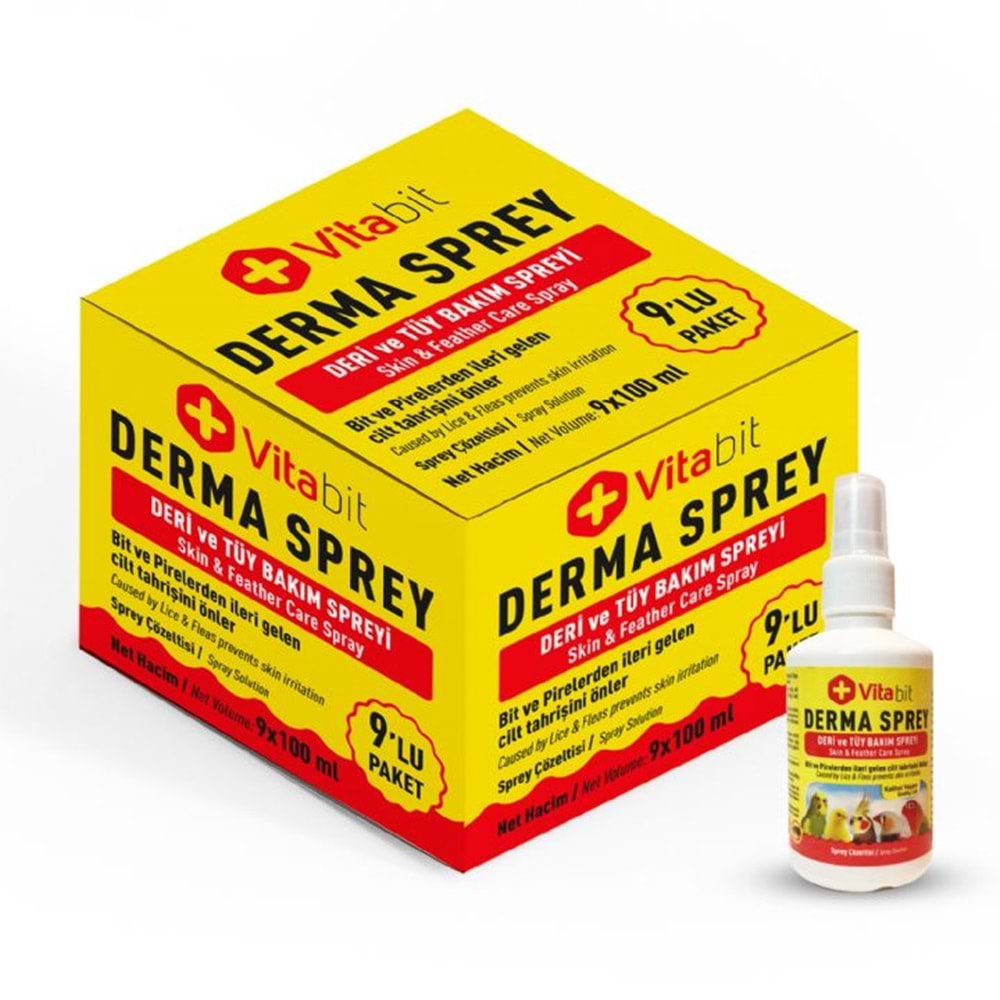 VİTAFİX VİTABİT DERMA SPREY 100ML 9LU