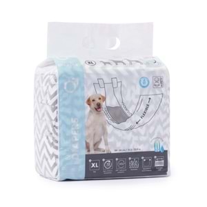 10116499 M-PETS DIAPERS ERKEK KÖPEKLER İÇİN KÜLOT (XL) 12Lİ