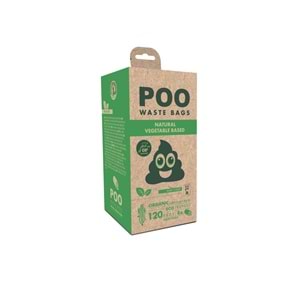 10122499 M-PETS POO DIŞKI POŞETİ 15 YAPRAK NANE KOKULU 8Lİ PAKET
