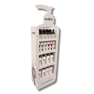 10177799 M-PETS SHAMPOO DİSPLAY STAND 154X50X30CM