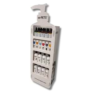 10177799 M-PETS SHAMPOO DİSPLAY STAND 154X50X30CM
