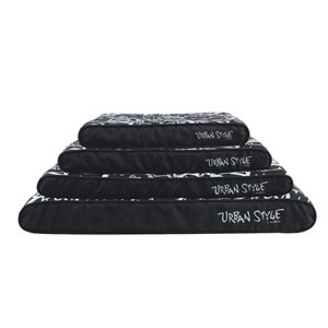 10364999 M-PETS URBANSTYLE CONTEMPO CUSHION YATAK BLACK&WHİTE (XL) 110X75X12CM